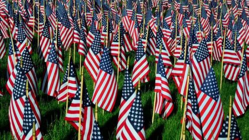 u-s-flags-on-the-ground